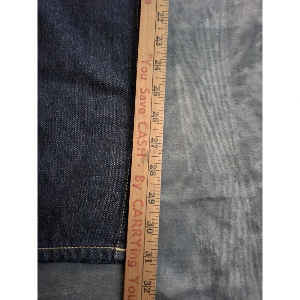 Mens‎ True Religion Jeans Rocco Size 34W Dark Blue Denim.